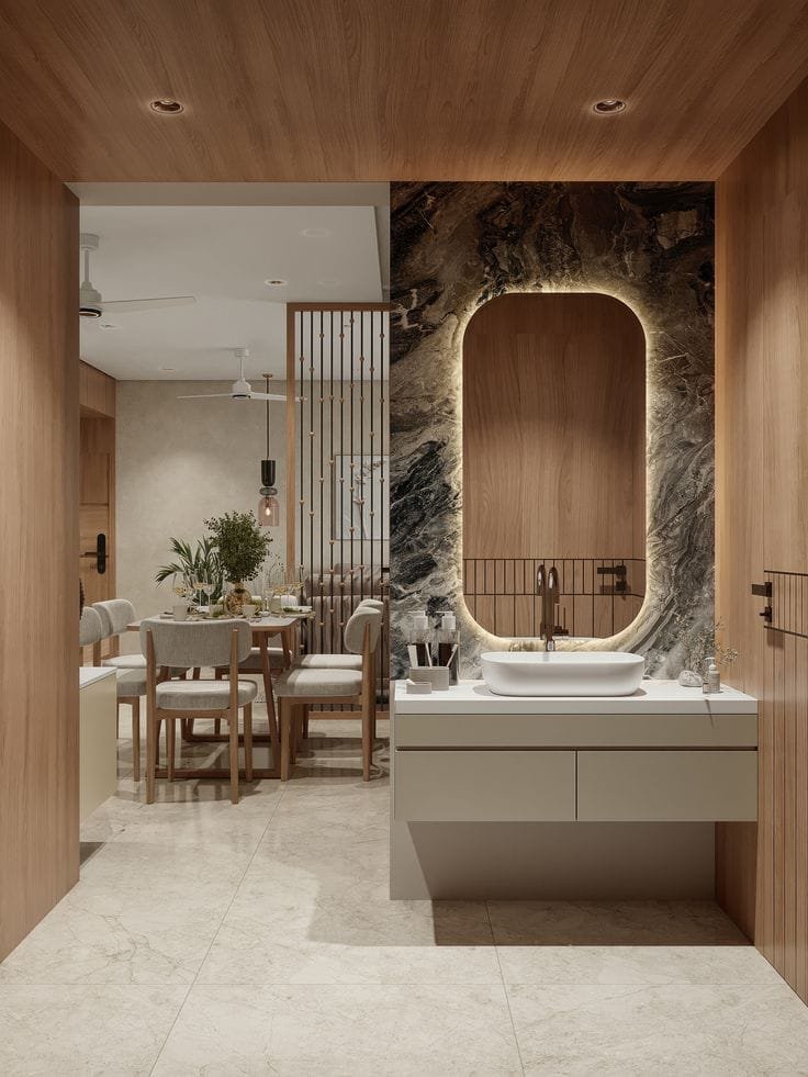 washing area
